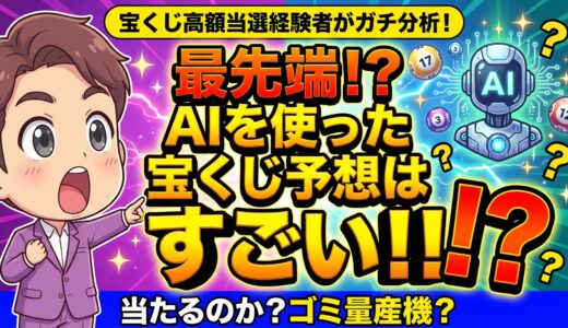 AI時代到来！宝くじのAIとの付き合い方