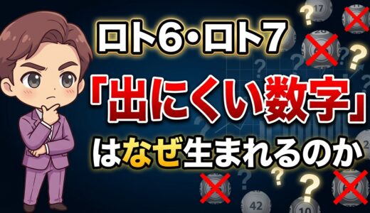 ロト6・ロト7の「出にくい数字」はなぜ生まれるのか｜コールドナンバーの仕組みを過去データ2000回以上で完全解説【宝田式分析】